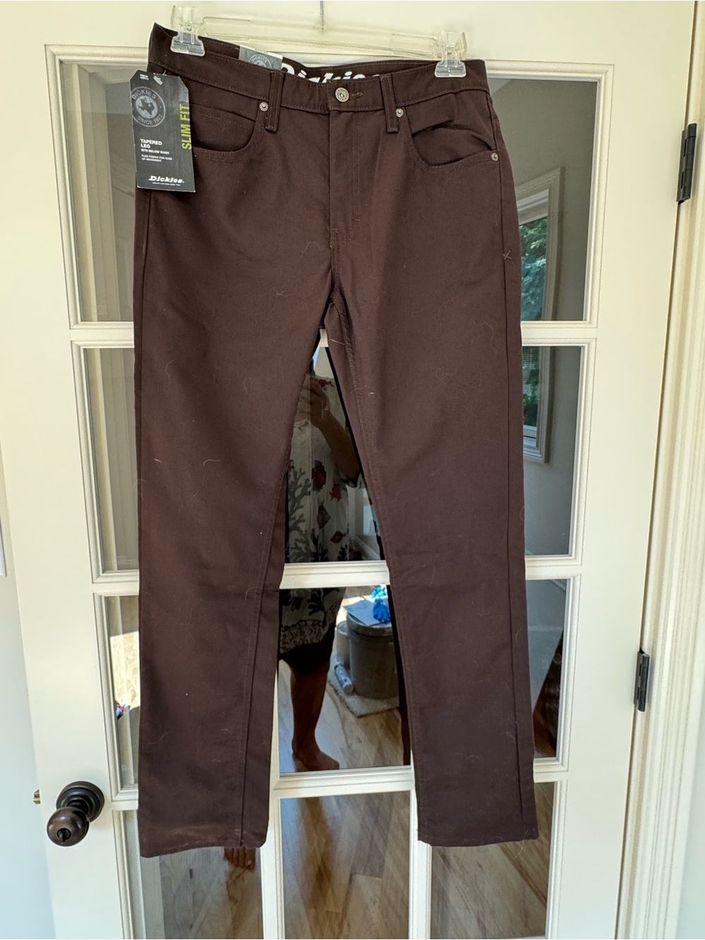 Men’s Dickies Slim Tapered Fit Pants Brown 32x32